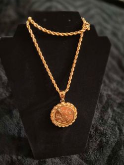 CENTENARIO Y TORSAL CHAPIADOS EN ORO DE18k GOLD PLATED