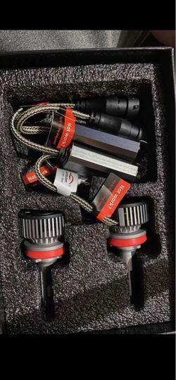 9012/HIR2 LED Bulbs 40000LM 990% Brightness 6000K Cool White Plug and Play Halogen Replacement Conversion Kit 2024 Upgraded, Fog Light, Pack of 2