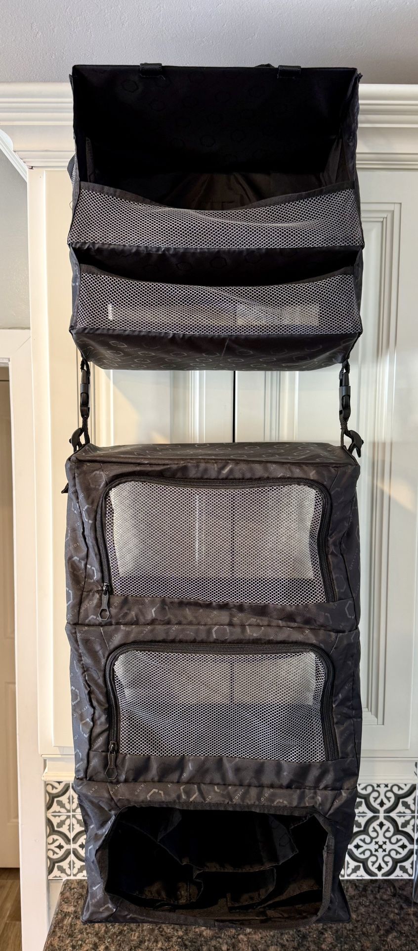 SOLGAARD The Check-In Closet Black Insert 5 Shelf Shelving System (No Suitcase)