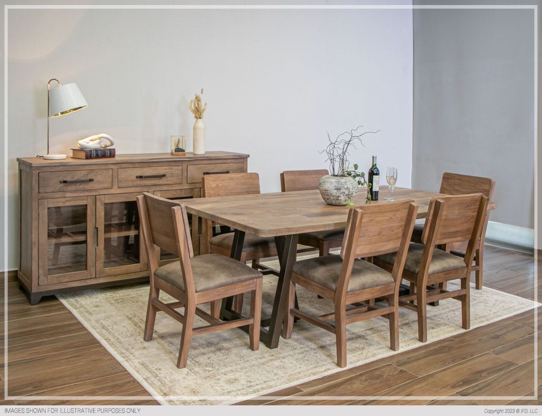 New Solid Parota Wood 7 Pc Dining Set!