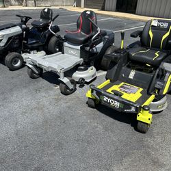 Riding lawnmowers