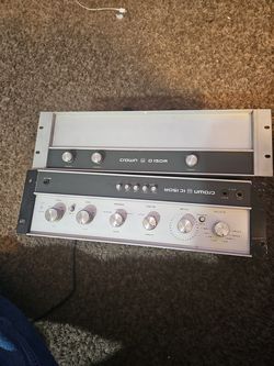 Crown amplifier and preamp  works perfectly