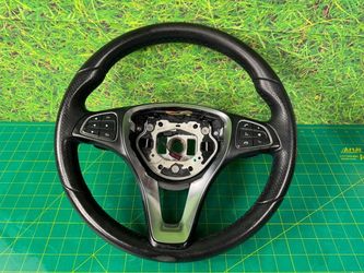 15-20 Mercedes X156 GLA250 STEERING WHEEL BLACK OEM