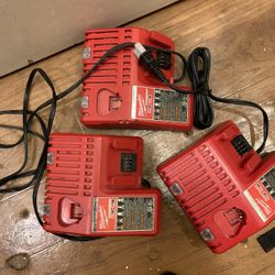 Milwuakee Charger ?30 Each 