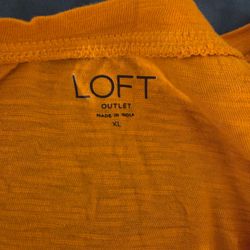LOFT Outlet Top XL Orange