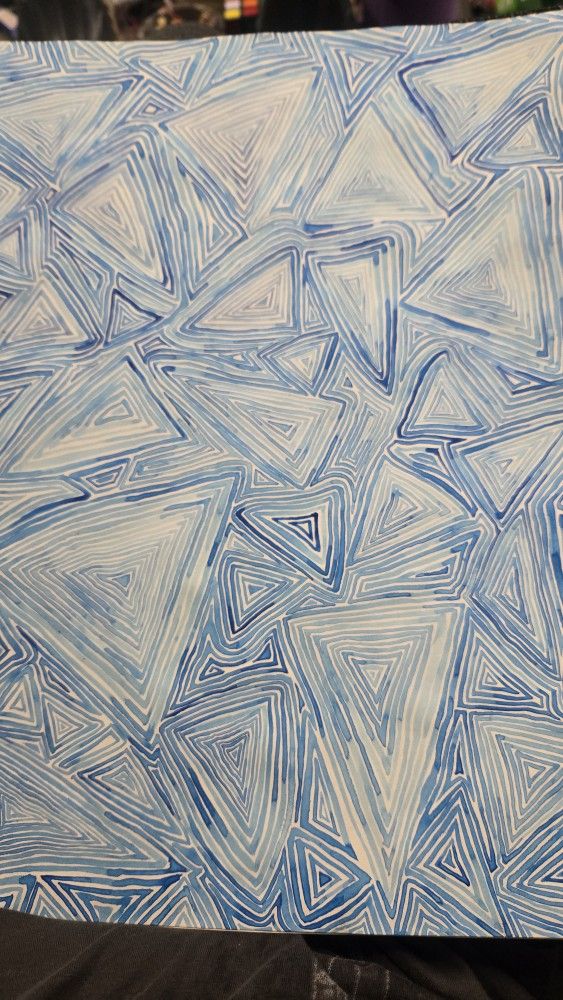 Zentangle In Blue