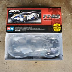 RC Car Tamiya Ford GT Mk II 1/10 4WD Electric Touring Car Kit (TT-02)