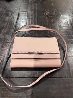 Pink Kate Spade Crossbody Wallet