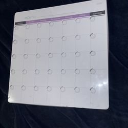 Dry erase calendar office planner \ organizer