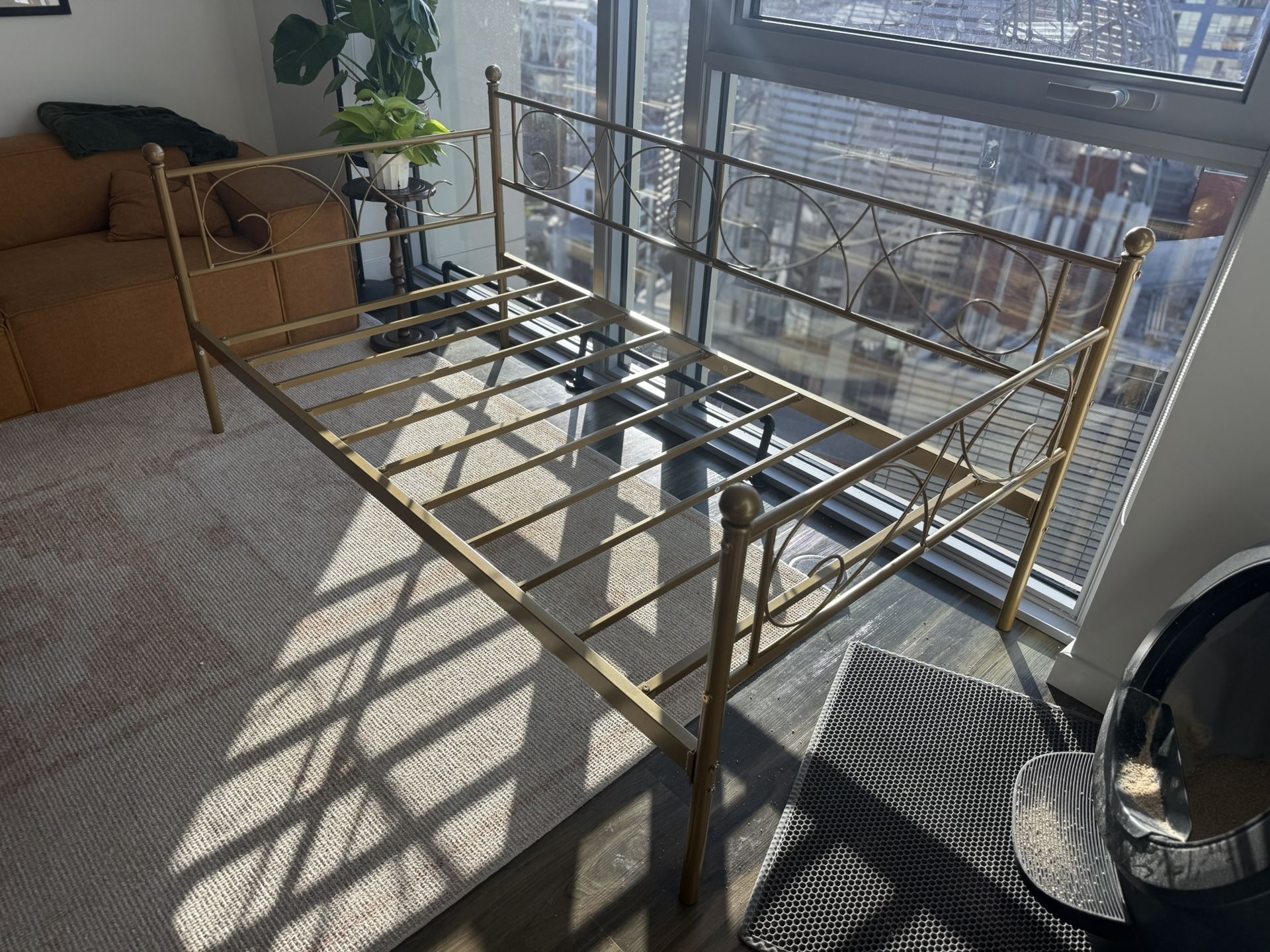 NEW Gold Daybed, Twin Size