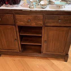 Solid Wood Entry Buffet Table