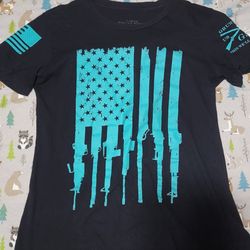 Grunt Style Gun flag Shirt Large