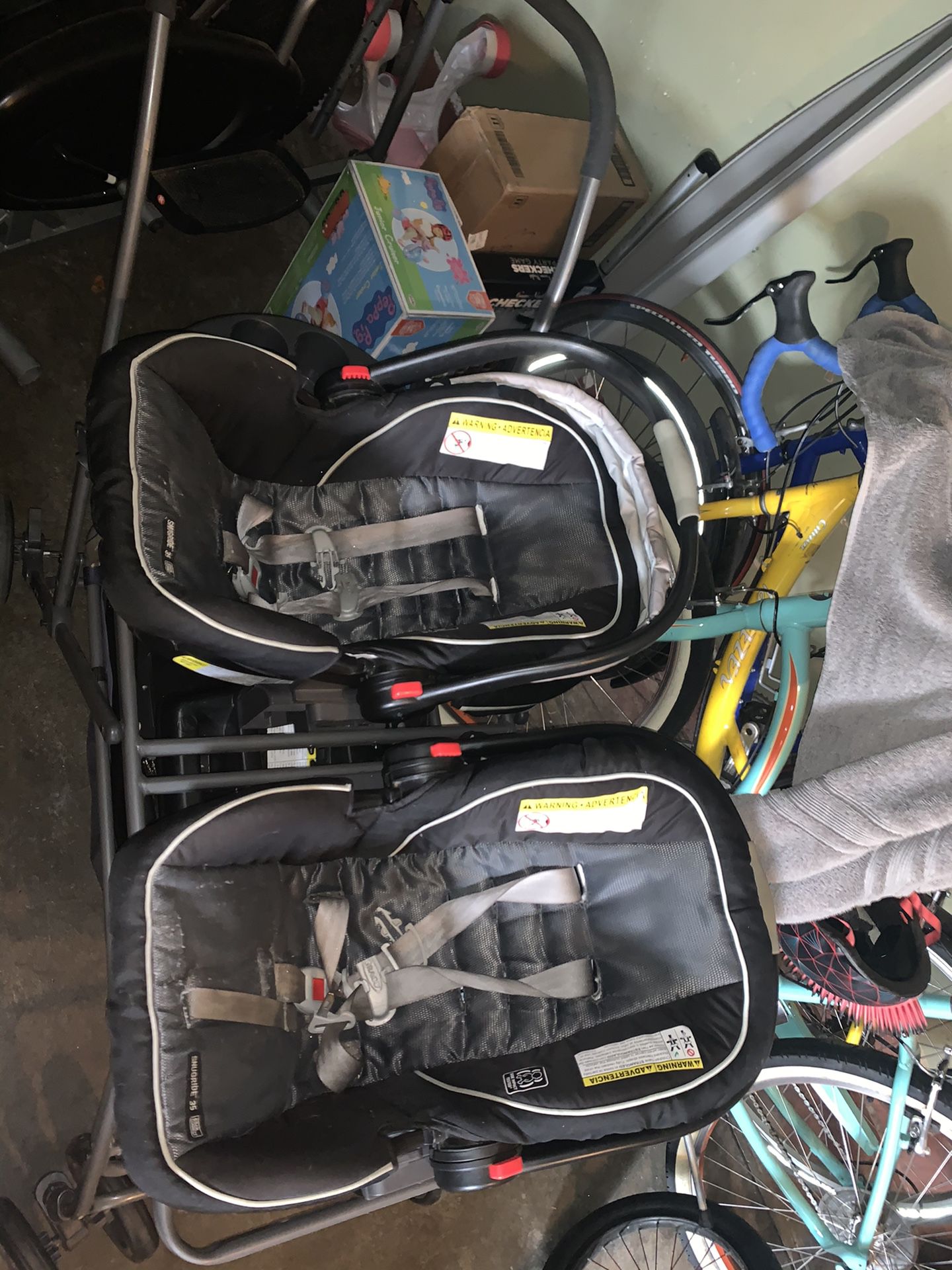 TWIN ROO INFANT STROLLER & CARSEATS