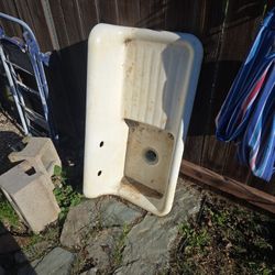 Old Cast Iron Sink