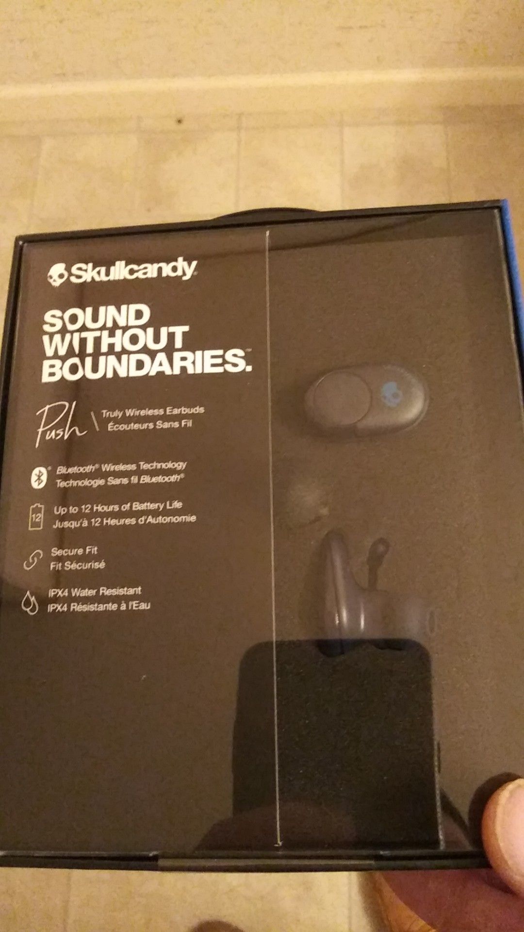 SkullCandy "push" bluetooth headphones (brand new still in box, retail $129.99)