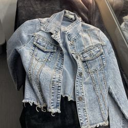 Distressed Denim Jacket