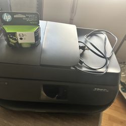 HP office jet 4654 Printer W/black Ink Cartridge 