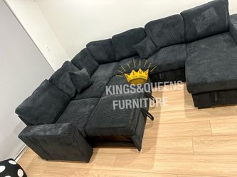 New black sectional