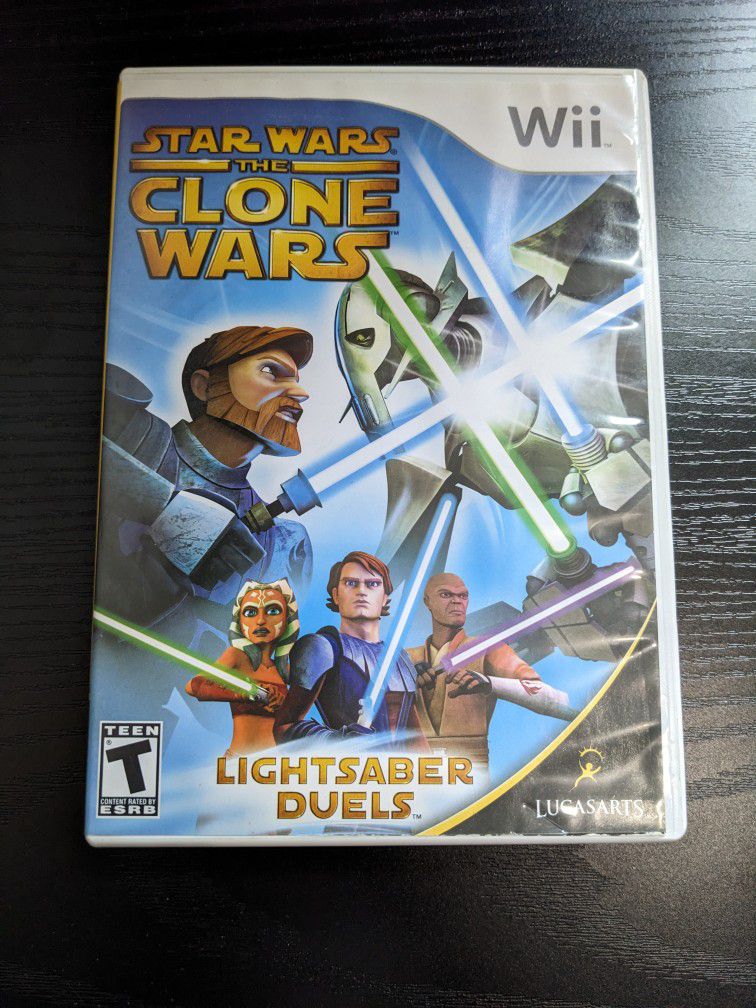 Star wars The Clone Wars Lightsaber Dual Nintendo Wii