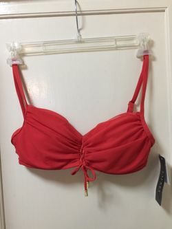 Ralph Lauren Orange Bikini Top Size 10 NWT