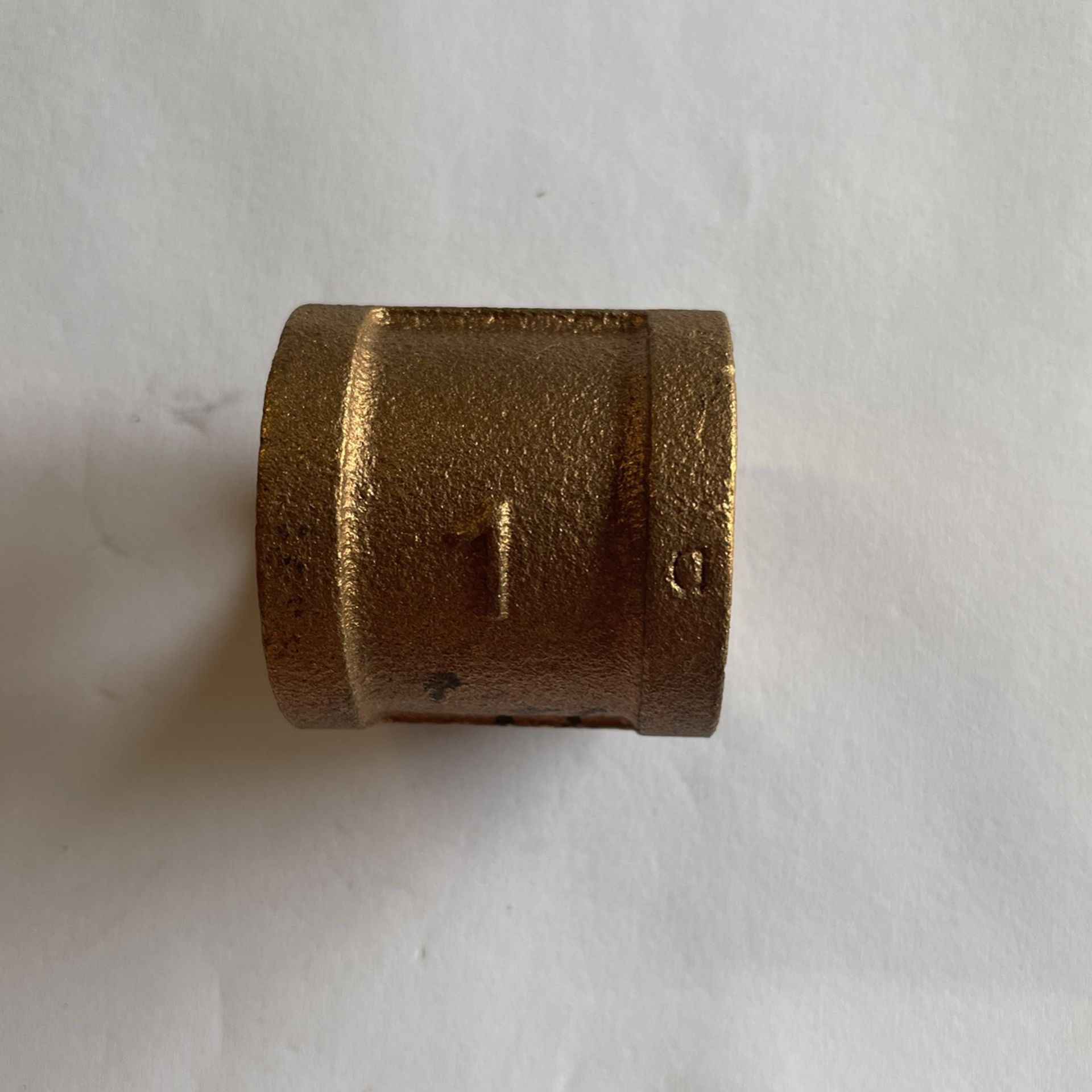 1” Brass Coupling Threaded Female X Female