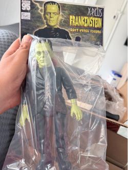 X-Plus Retro style Frankenstein Sofubi soft vinyl figure