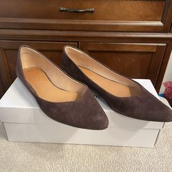 Corso Como Brown Suede Flats 7.5M