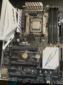Motherboard cpu with cpu cooler
