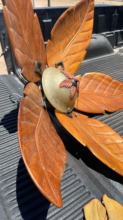 Tropical ceiling fan 
