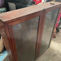 Old rifle cabinet 