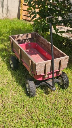 Radio flyer wagon.