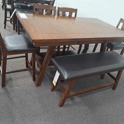 6pcs Counter Height Dining set