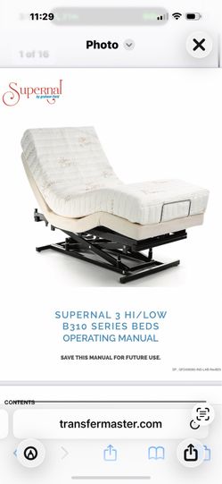 Full Adjustable Twin Size Bed