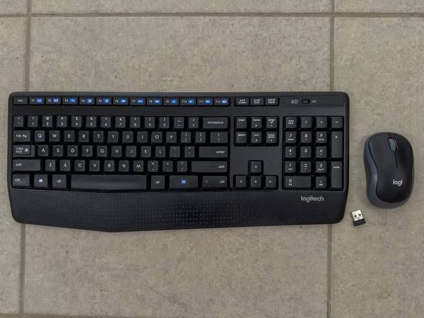 Logitech Wireless Keyboard K345 And Mouse M185 Combo For Windows