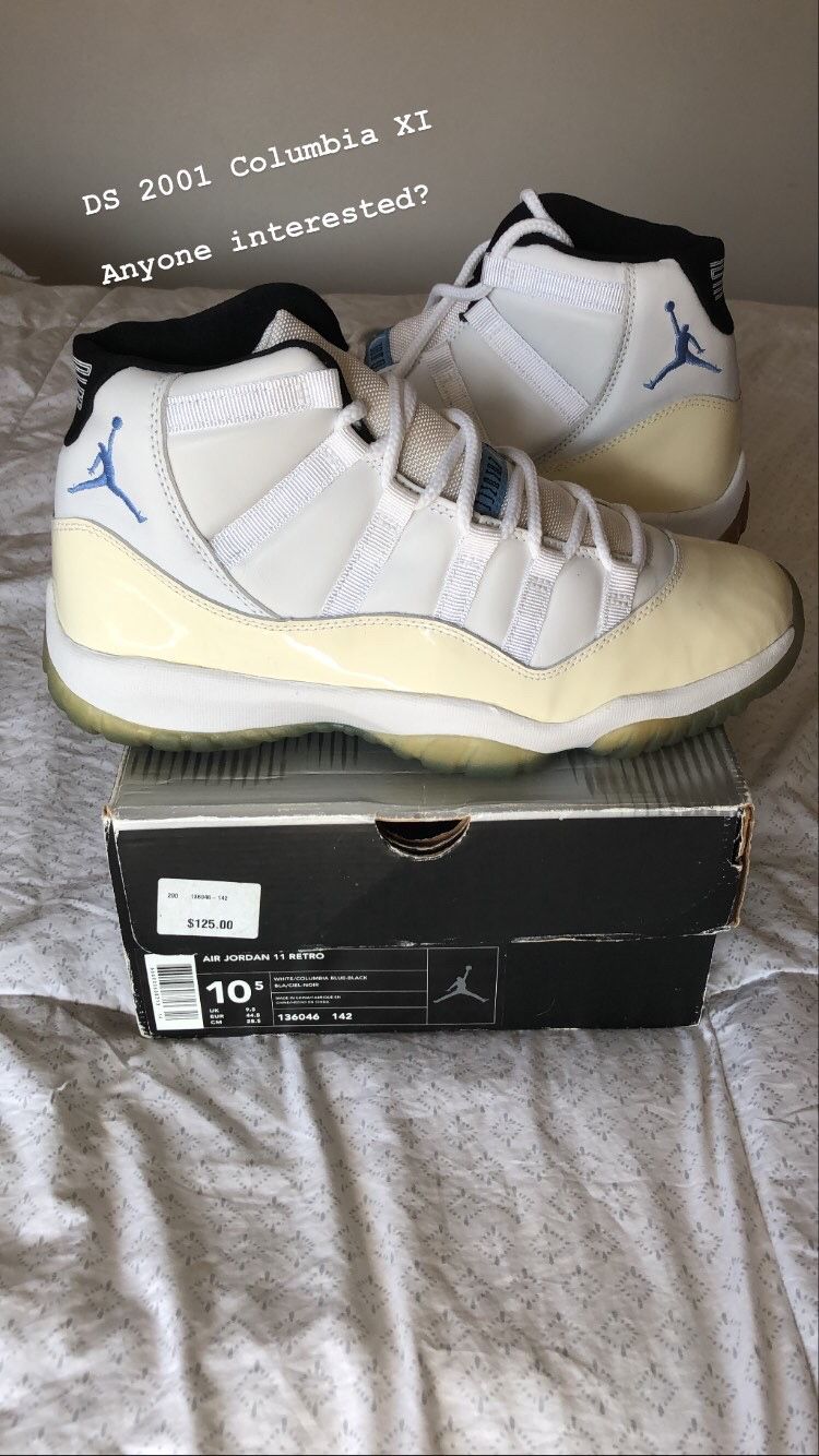 2001 Columbia 11s 10.5 Retro Jordan