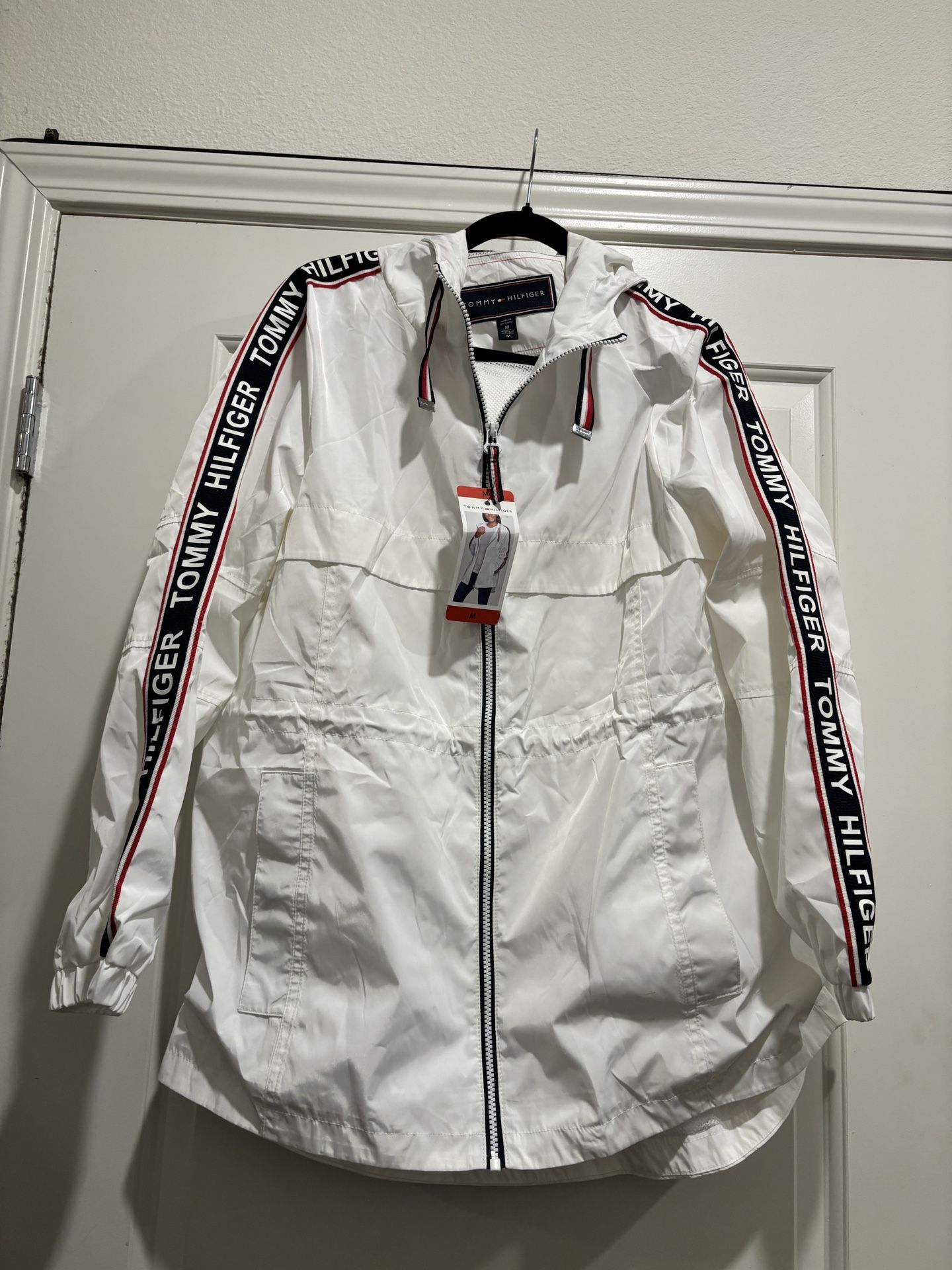 Tommy Hilfiger Ladies' Long Windbreaker Sz Medium