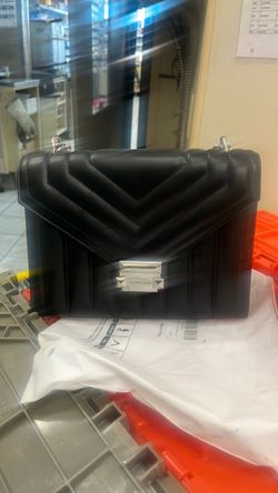 Michael Kors Black Quilted Crossbody Bag