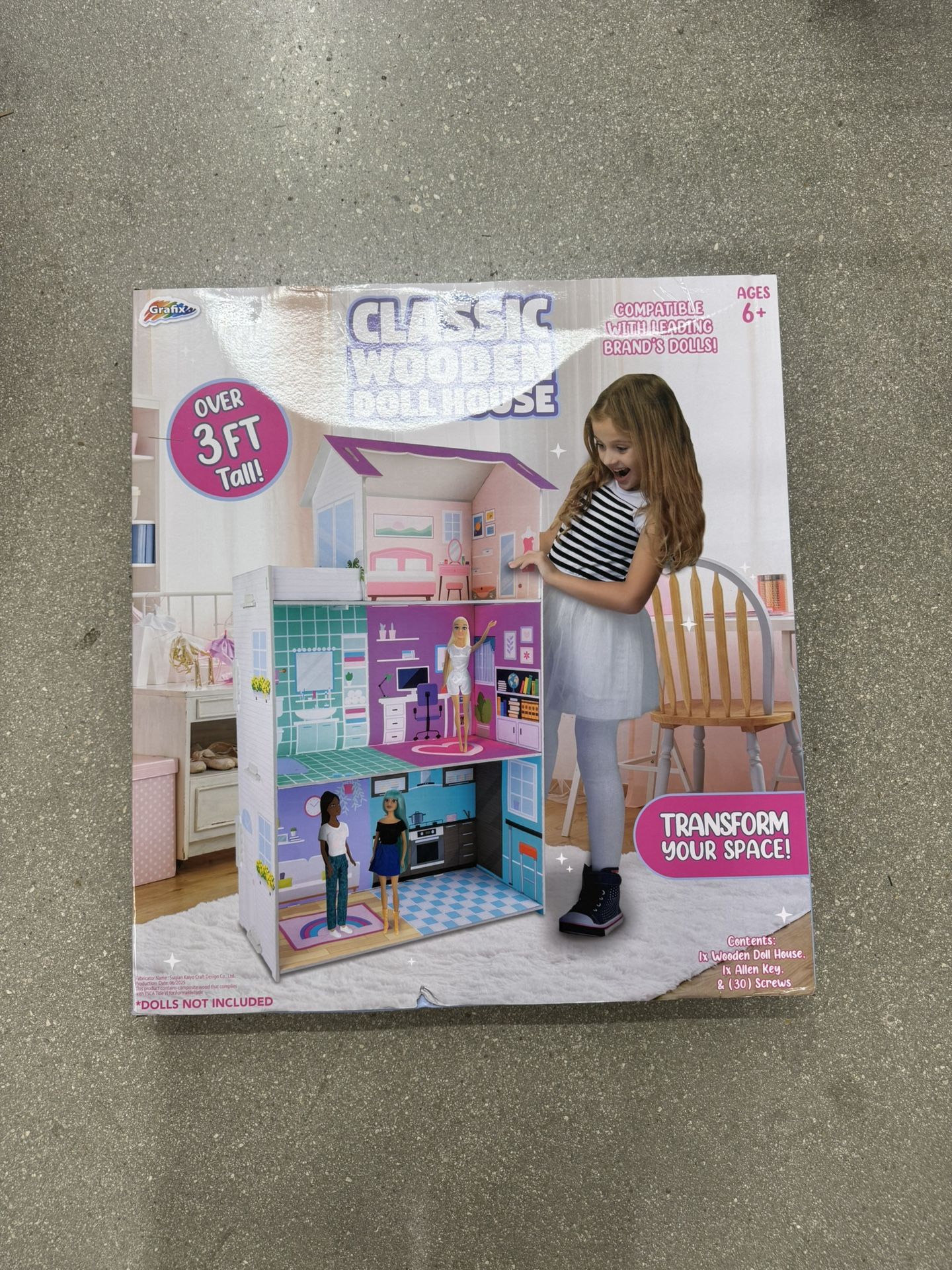 Classic Wooden Doll House