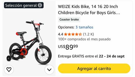 bicicleta infantil 🚲