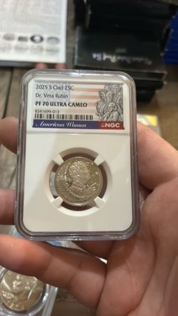 2025 S Dr. Vera Rubin Quarter NGC PF70 Ultra Cameo