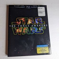 BLU RAY DVD DIGITAL HD STAR WARS THE FORCE AWAKENS INFO BELOW 