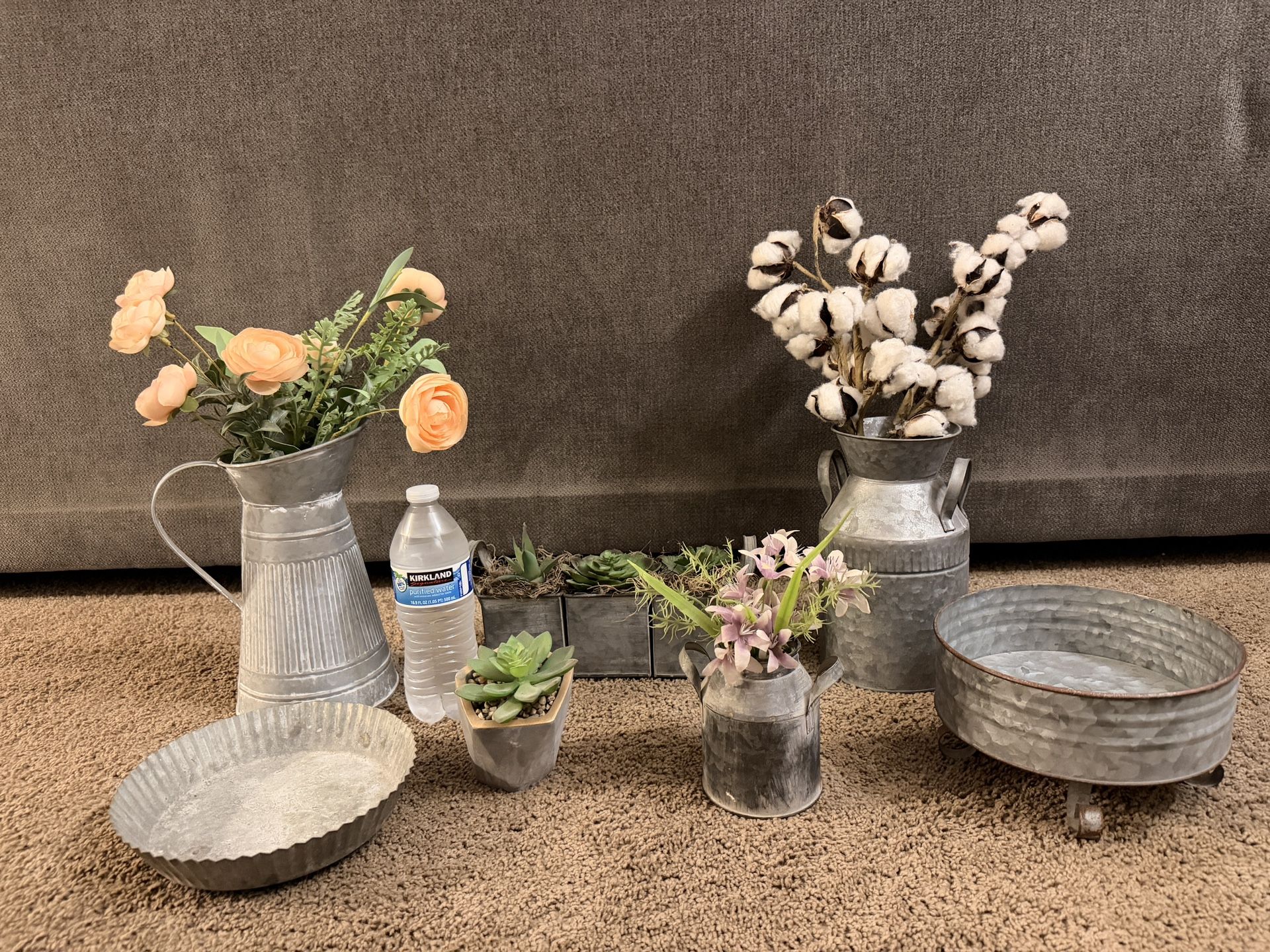 Rustic Galvanized Metal Home Decor