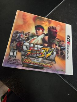 Super Street Fighter 4 3D Edition 3DS NIB with holographic slipcover