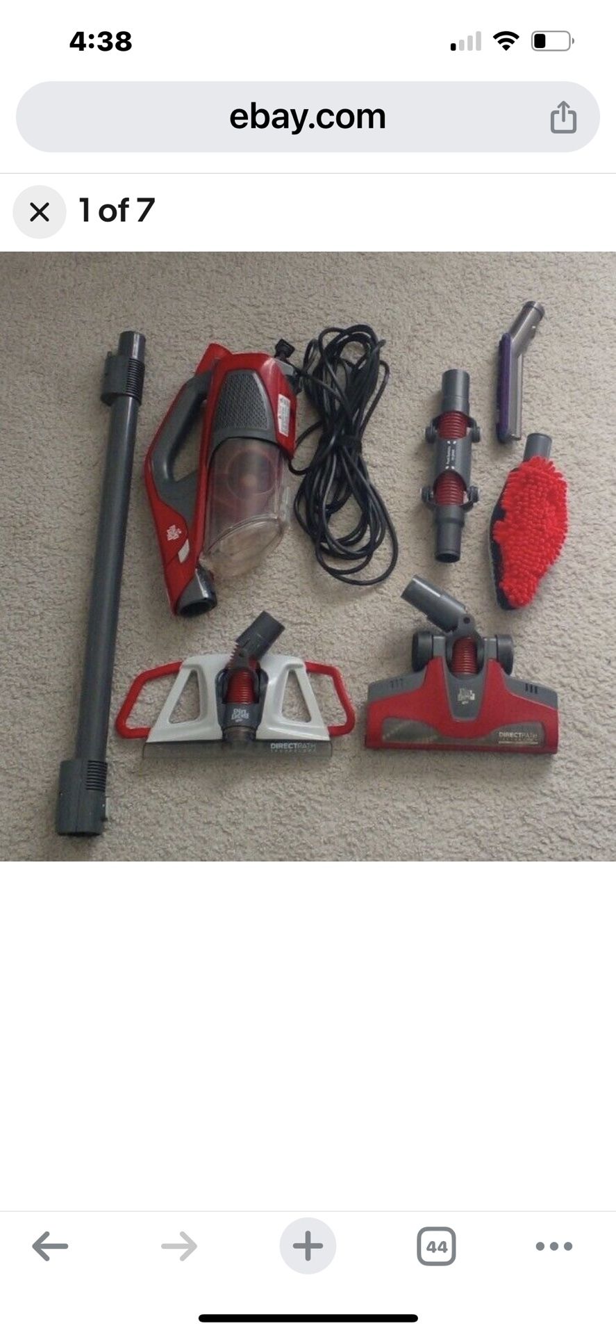 Dirt Devil 360• Reach Cyclonic Vacuum