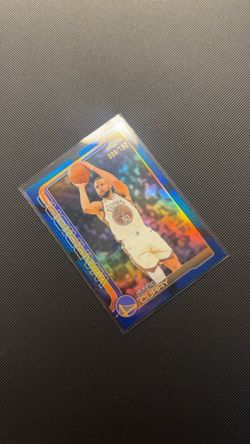 Stephen Curry: topps chrome update curry blue basketball refractor /150