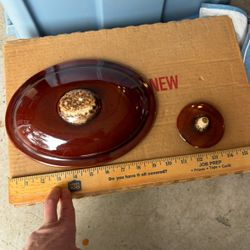 Brown Dishes Replacement Lids