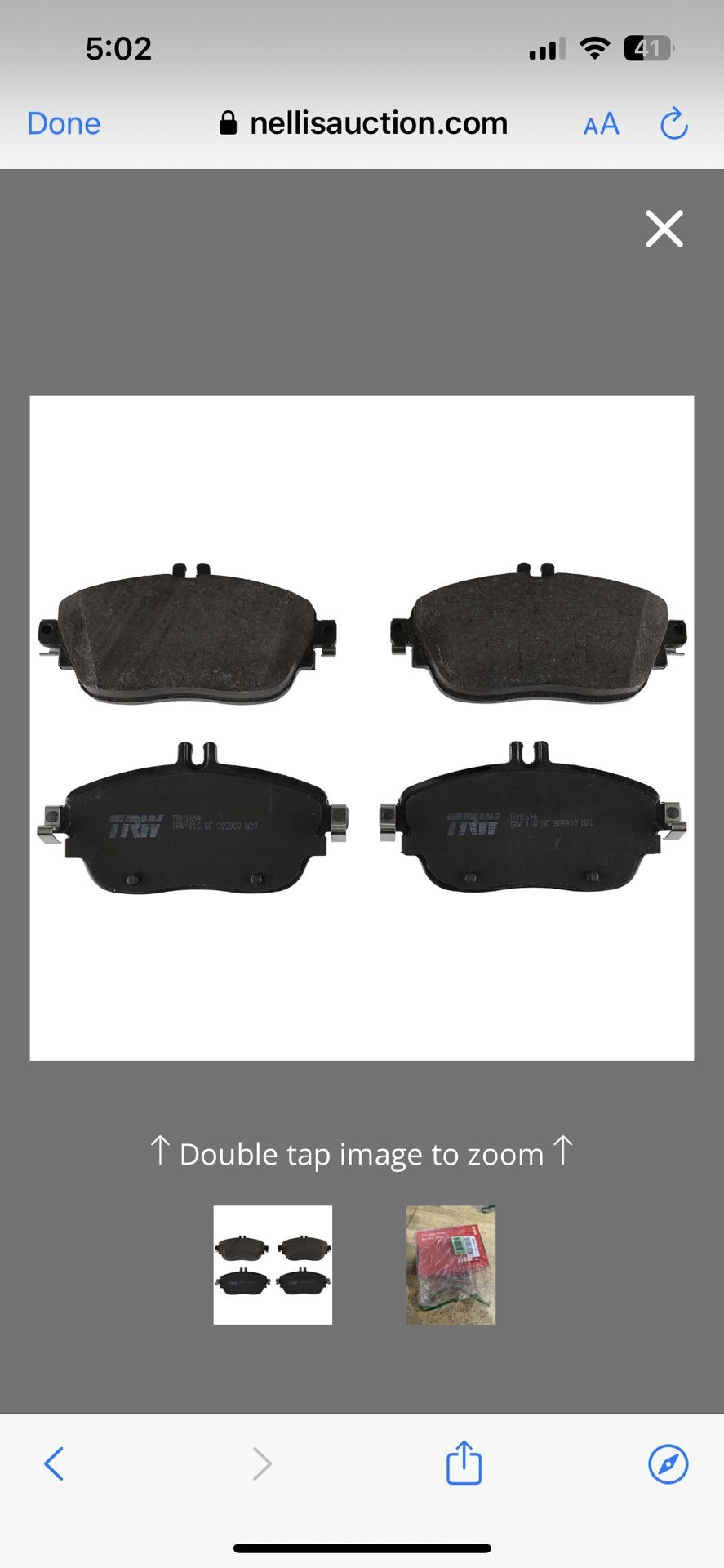 TRW Disc Brake Pad Set TRH1694, OE Quality, Replacement For Cars