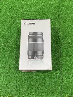 Canon 75-300mm Black Telephoto Zoom Lens
