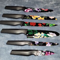 6 Piece  German  high Carbon Stainless Steel Flower Decorative Knifes 