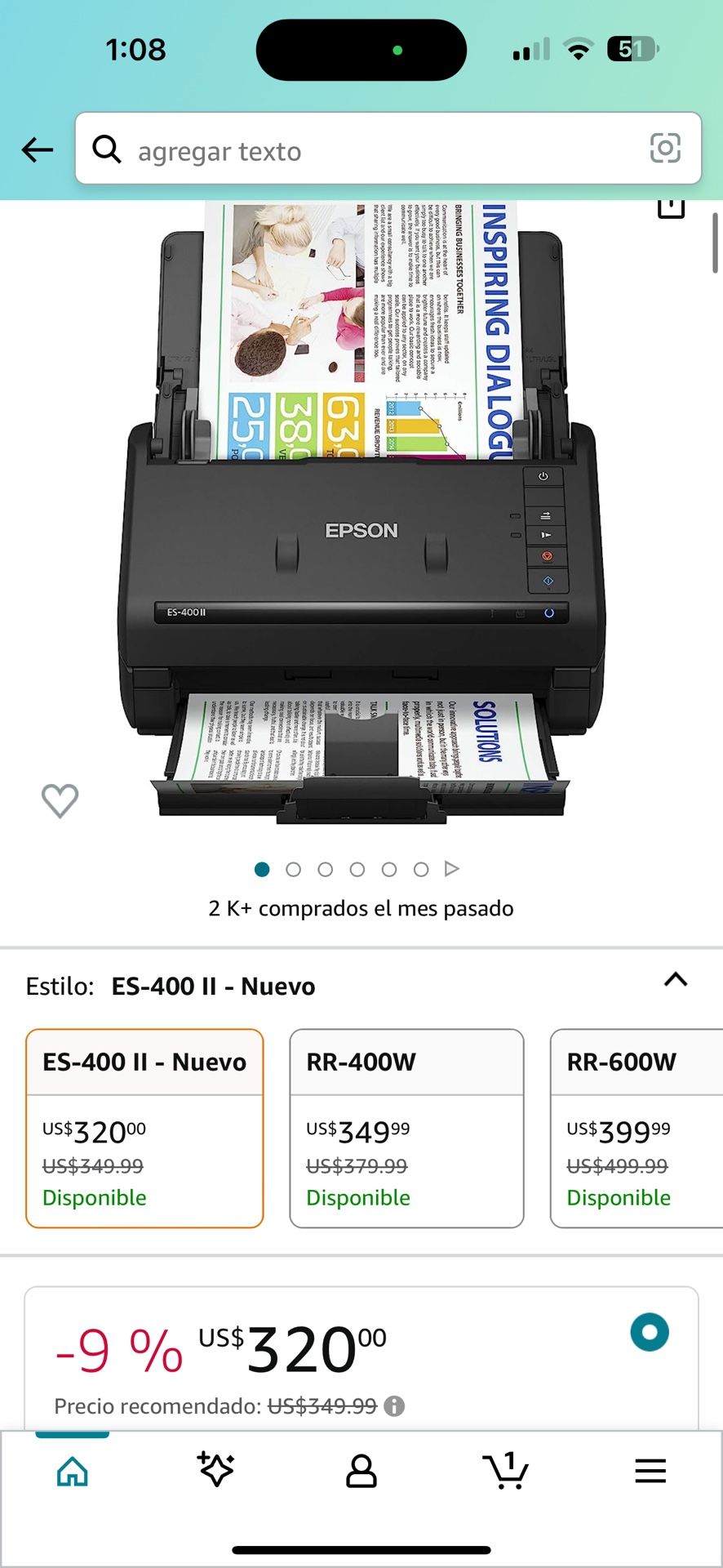 Epson Es-400 II